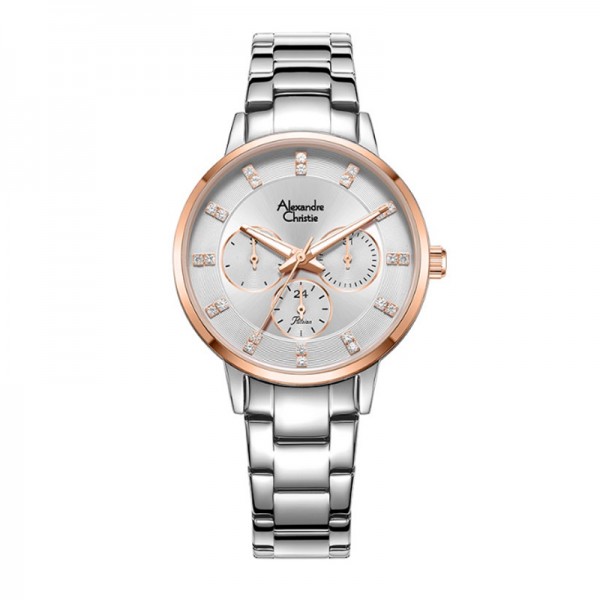 Alexandre Christie AC 2A57 Silver Rosegold Grey BFBTRGR